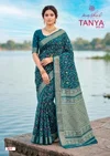 Tanya Vol 3 By Kashvi Dull Moss Viscose Border Saree
